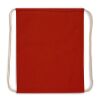 Kordelzugbeutel baumwolle OEKO-TEX® 140g/m² 35x45cm Rot Weiß