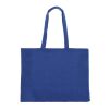 Tasche aus recycelter Baumwolle 140g/m² 49x14x37cm Blau Weiss | ohne Werbeanbringung | Nicht verfügbar | Nicht verfügbar | Nicht verfügbar