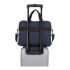PU SoMa Laptop-Tasche 28 x 38 x 5 cm blau/schwarz | ohne Werbeanbringung | Nicht verfügbar | Nicht verfügbar