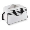 R-PET 600D Sport- und Reisetasche 48 x 25 x 28 cm 30 l Weiss-Schwarz | ohne Werbeanbringung | Nicht verfügbar | Nicht verfügbar