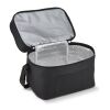R-PET 600D Doppelfach-Kühltasche 30 x 20 x 25cm 12L Schwarz | ohne Werbeanbringung | Nicht verfügbar | Nicht verfügbar