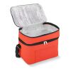 R-PET 600D Doppelfach-Kühltasche 30 x 20 x 25cm 12L Rot Weiß