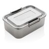 Auslaufsichere Lunchbox aus RCS recyceltem Stainless Steel silber | ohne Werbeanbringung | Nicht verfügbar | Nicht verfügbar