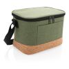 Two-Tone Kühltasche mit Korkdetails grün | ohne Werbeanbringung | Nicht verfügbar | Nicht verfügbar | Nicht verfügbar
