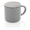 Vintage Keramiktasse grau
