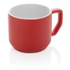 Moderne Keramiktasse rot | ohne Werbeanbringung | Nicht verfügbar | Nicht verfügbar