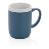 Keramiktasse mit weißem Rand, 300ml blau-weiß | ohne Werbeanbringung | Nicht verfügbar | Nicht verfügbar