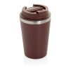 Java 350ml doppelwandiger Becher aus RCS recyceltem PP rot | ohne Werbeanbringung | Nicht verfügbar | Nicht verfügbar