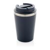 Java 350ml doppelwandiger Becher aus RCS recyceltem PP französisch blau | ohne Werbeanbringung | Nicht verfügbar | Nicht verfügbar