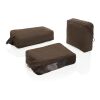 KENTO URBAN Packing Cube Set aus RCS recyceltem Nylon braun