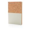 A5 Kork & Kraft Notizbuch grau | ohne Werbeanbringung | Nicht verfügbar | Nicht verfügbar