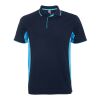 Montmelo Sport Poloshirt Unisex Standard | Navy Blue-himmelblau | M | ohne Werbeanbringung | Nicht verfügbar | Nicht verfügbar | Nicht verfügbar