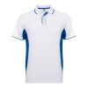 Montmelo Sport Poloshirt Unisex Standard | weiss-royalblau | M | ohne Werbeanbringung | Nicht verfügbar | Nicht verfügbar | Nicht verfügbar