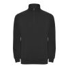 Aneto Pullover mit Viertelreißverschluss schwarz | XL