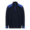Maverick Pullover für Herren mit halbem Reißverschluss, 280 g/m2 Standard | Navy Blue-royalblau | 2XL | ohne Werbeanbringung | Nicht verfügbar | Nicht verfügbar | Nicht verfügbar