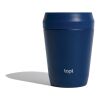 Topl-Trinkbecher aus rec. Stahl mit 360-Grad-Deckel 236ml navy blau | ohne Werbeanbringung | Nicht verfügbar | Nicht verfügbar