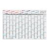 Wandplaner Pure Bambuspapier 980 × 660 mm Dez. Vorjahr – Jan. Folgejahr Weiß | 980 × 660 mm | ohne Werbeanbringung | Individuell (CMYK)
