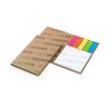 Haftnotiz-Set Berlin Zettel quadratisch Karton-Umschlag mit Buchöffnung 79 × 128 mm | ohne Werbeanbringung | ohne Werbeanbringung | ohne Werbeanbringung | transparente, farbige Folie | Naturkarton weiß