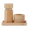 VINGA Retro Salz & Pfeffer Set braun | ohne Werbeanbringung | Nicht verfügbar | Nicht verfügbar