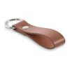 Schlüsselring mit Schlaufe PU braun | ohne Werbeanbringung | Nicht verfügbar | Nicht verfügbar