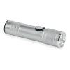 Wiederaufladbare Taschenlampe mattsilber