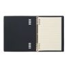DIN A5 PU-Notizbuch schwarz