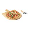Pizza-Set Bambus holzfarben