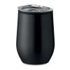 Doppelwandiger Trinkbecher 350ml schwarz | ohne Werbeanbringung | Nicht verfügbar | Nicht verfügbar | Nicht verfügbar