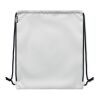 Großer Beutel mit Kordelzug RPET-Polyester weiß | ohne Werbeanbringung | Nicht verfügbar | Nicht verfügbar | Nicht verfügbar