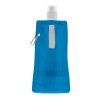 Faltbare Wasserflasche transparent blau | ohne Werbeanbringung | Nicht verfügbar | Nicht verfügbar