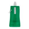 Faltbare Wasserflasche transparent grün | ohne Werbeanbringung | Nicht verfügbar | Nicht verfügbar