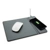 Mousepad mit Wireless-5W-Charging Funktion schwarz | ohne Werbeanbringung | Nicht verfügbar | Nicht verfügbar