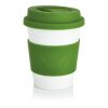 ECO PLA Kaffeebecher grün-weiß | ohne Werbeanbringung | Nicht verfügbar | Nicht verfügbar