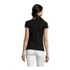 PASADENA Damen Polo 200g schwarz / weiß | XL | ohne Werbeanbringung | Nicht verfügbar | Nicht verfügbar | Nicht verfügbar