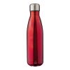 Doppelwandige Edelstahlflasche 500 ml Clifford aus recyceltem Stahl Rot | ohne Werbeanbringung | Nicht verfügbar | Nicht verfügbar