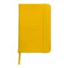 Notizbuch aus PU Dita Gelb | ohne Werbeanbringung | Nicht verfügbar | Nicht verfügbar