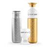 Dopper Steel 490 ml silber/weiß