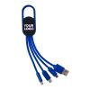 4-in-1-Ladekabelset Blau