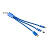 USB-Aufladekabel 'Choose' aus Aluminium Rot