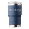 Recycelter Edelstahl-Reisebecher (350 ml) Ayen Blau