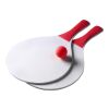 Beach-Ball-Tennisspiel 'Bravo' aus Holz Rot
