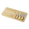 Käsebrett aus Bambus dreiteilig Braun | ohne Werbeanbringung | Nicht verfügbar | Nicht verfügbar