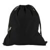 Turnbeutel 'Finn' aus Pongee Schwarz | ohne Werbeanbringung | Nicht verfügbar | Nicht verfügbar