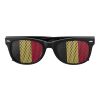Fan Sonnenbrille aus Plexiglas rot/gelb | ohne Werbeanbringung | Nicht verfügbar | Nicht verfügbar