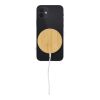Wireless-Ladegerät aus Bambus inkl.  Kabel hellbraun | ohne Werbeanbringung | Nicht verfügbar | Nicht verfügbar