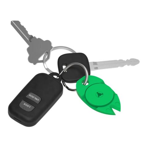 Schlüsselanhänger &quot;Zecke&quot; standard grün | ohne Werbeanbringung | Nicht verfügbar | Nicht verfügbar