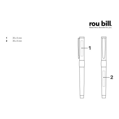 roubill Image   Black Line  Füllhalter schwarz | ohne Werbeanbringung | ohne Werbeanbringung