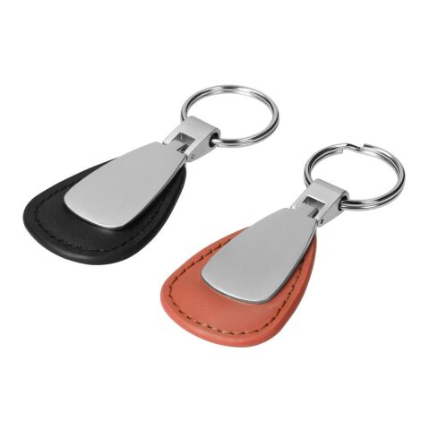 Schlüsselanhänger "Cardiff" oval braun | ohne Werbeanbringung | Nicht verfügbar | Nicht verfügbar