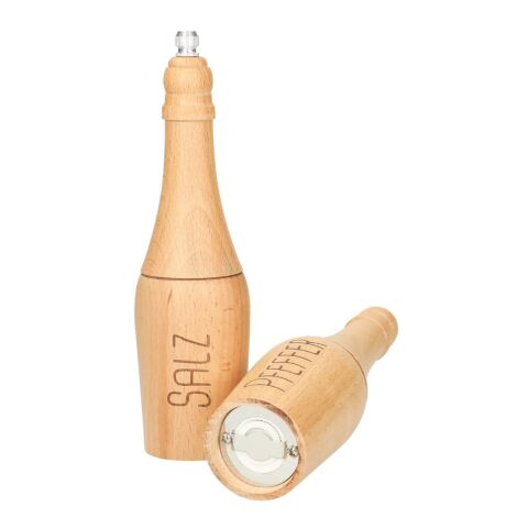 Salz und Pfeffermühlen Set &quot;Duo&quot;, natur natur | ohne Werbeanbringung | Nicht verfügbar | Nicht verfügbar