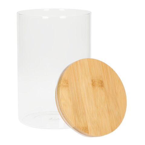Glasbehälter "Bamboo", 1,6 l transparent | ohne Werbeanbringung | Nicht verfügbar | Nicht verfügbar